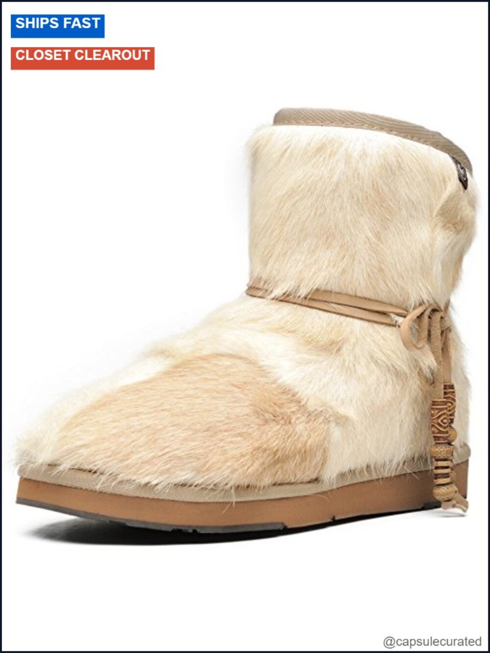 Women's Casual Snow Boots - Shearling Lined, Comfortable